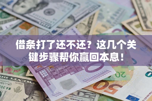 济南借条打了还不还？这几个关键步骤帮你赢回本息！