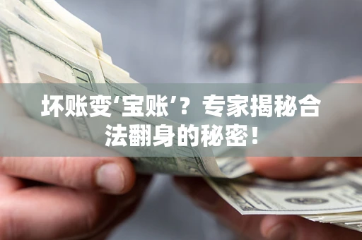 济南坏账变‘宝账’？专家揭秘合法翻身的秘密！