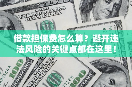济南借款担保费怎么算？避开违法风险的关键点都在这里！