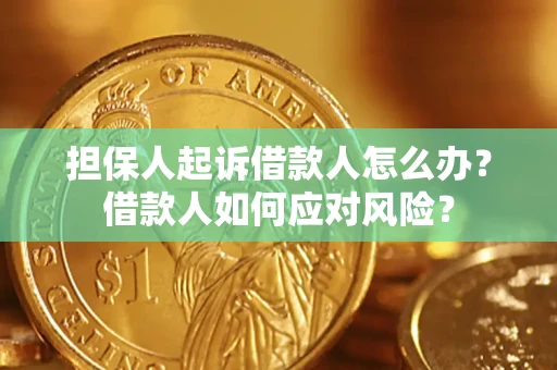 济南担保人起诉借款人怎么办？借款人如何应对风险？