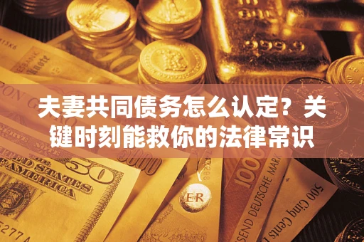 济南夫妻共同债务怎么认定？关键时刻能救你的法律常识